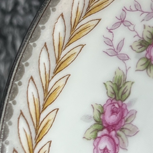 RC TEACUP & SAUCER VINTAGE 1960s PATTERN NORITAKE 564 VICTORIAN ROSES LAUREL - Picture 16 of 17